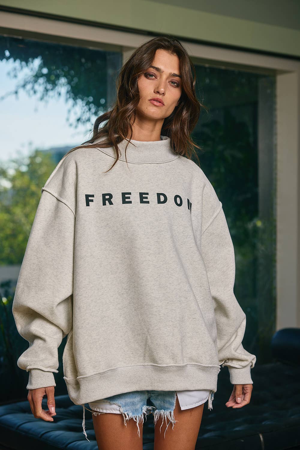 ‘Freedom/Legacy' Reversible Crewneck