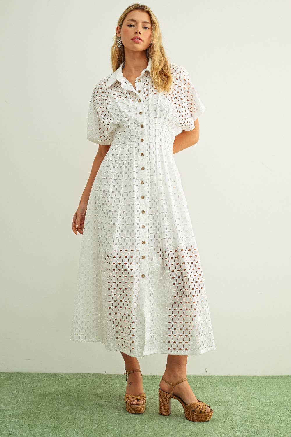 Eileen Eyelet Dress