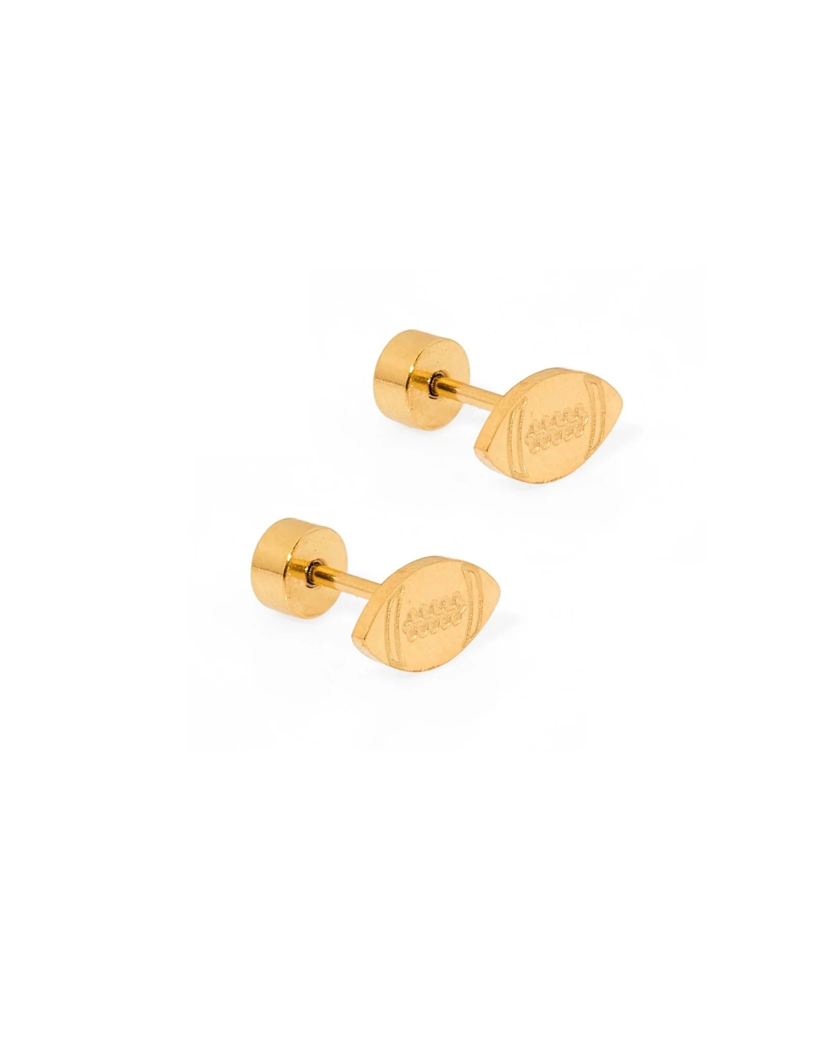 Football Stud Earrings