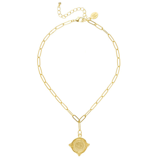 Susan Shaw French Coin Necklace