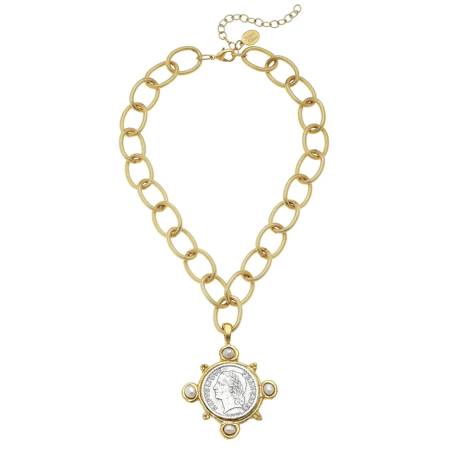 Susan Shaw Freshwater Pearl Coin