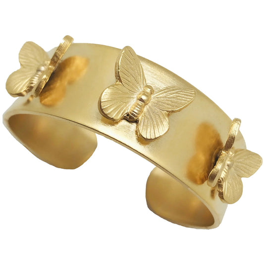 Susan Shaw Gold Butterfly Cuff