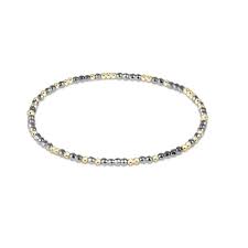 ENewton Hope Unwritten Bright Silver Faceted Hematite 2mm