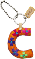 Consuela Orange Felt Alphabet Charms