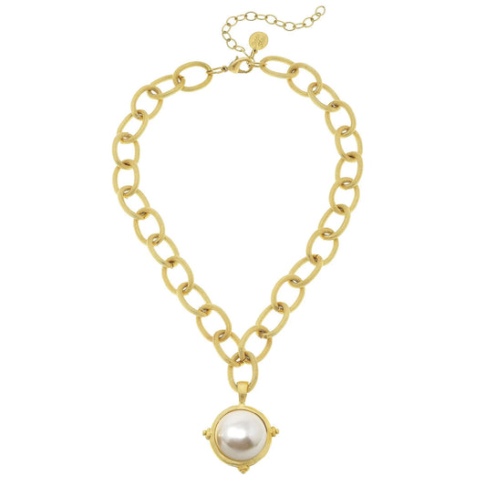 Susan Shaw Medium Pearl Necklace