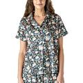 Petal Satin Pajama Top