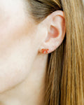 Sadie Red Bow Earrings