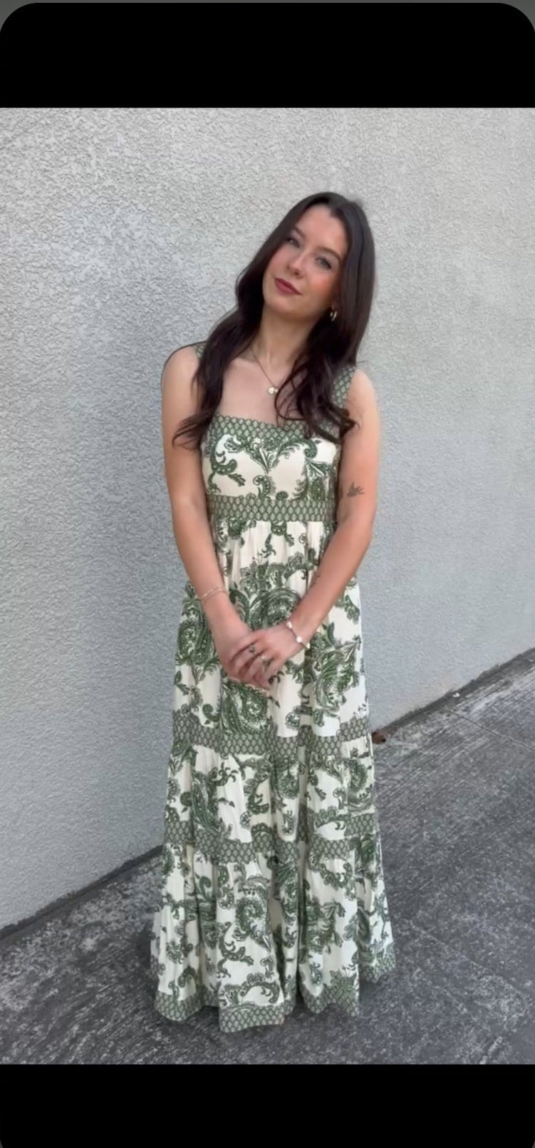 Paisley Maxi Dress