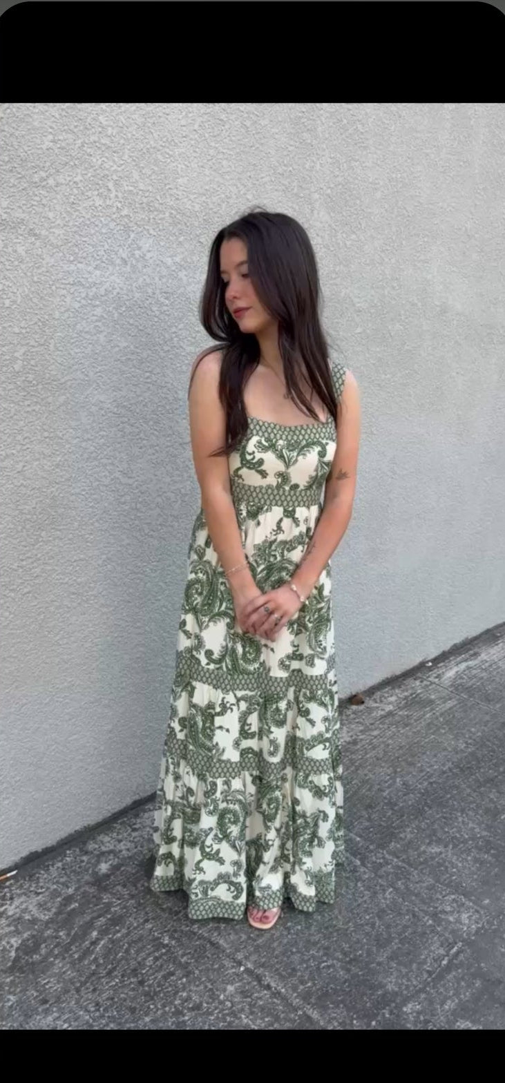 Paisley Maxi Dress