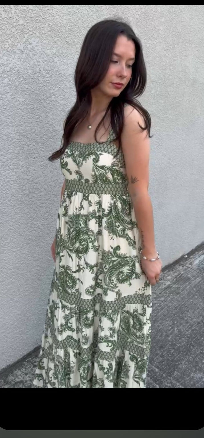 Paisley Maxi Dress