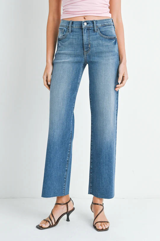 JBD Slim Palazzo Medium Wash