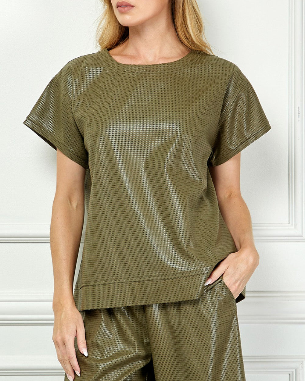 Keke Faux Snake Set Top