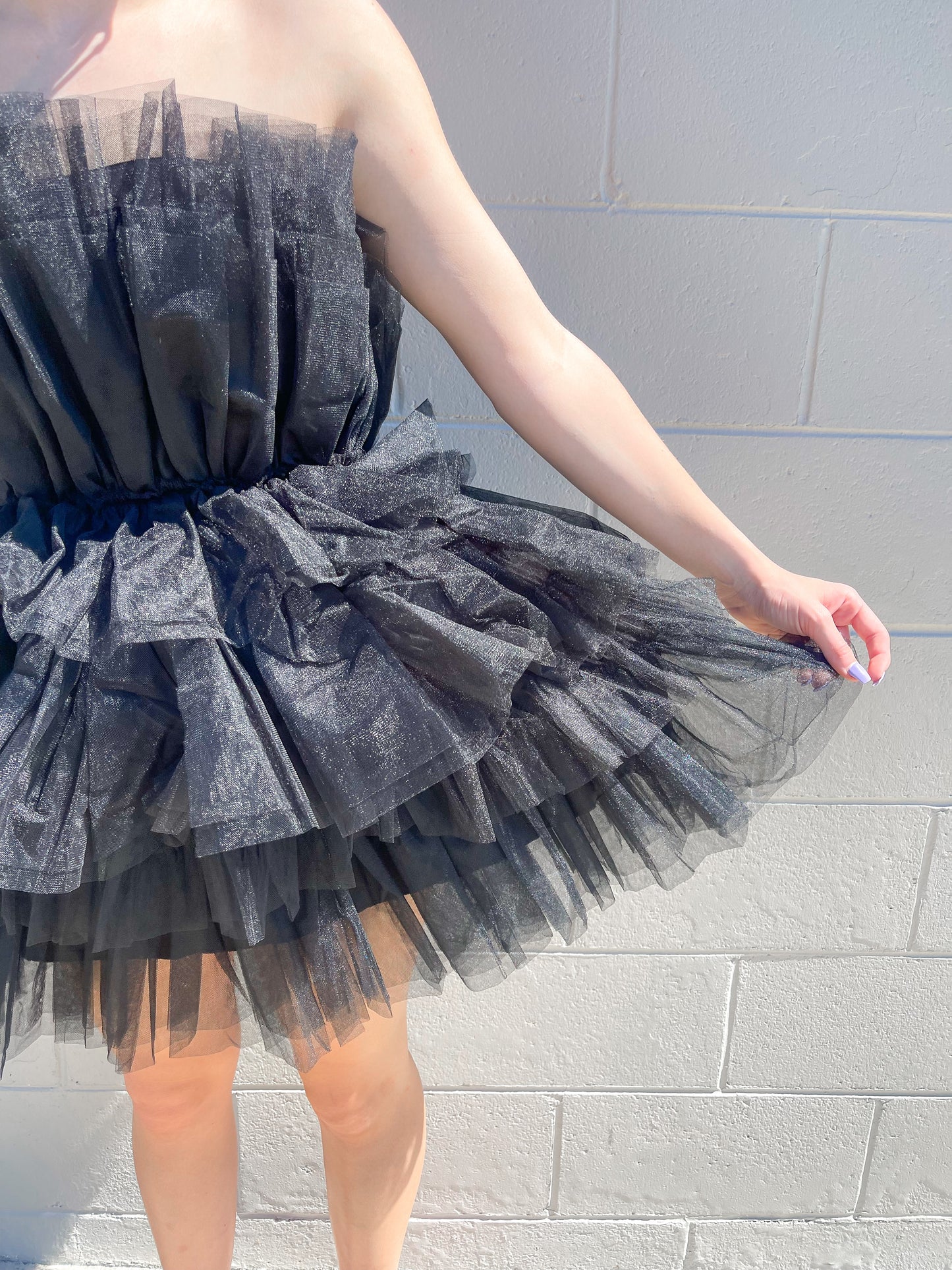 Seen In The City Tulle Mini Dress
