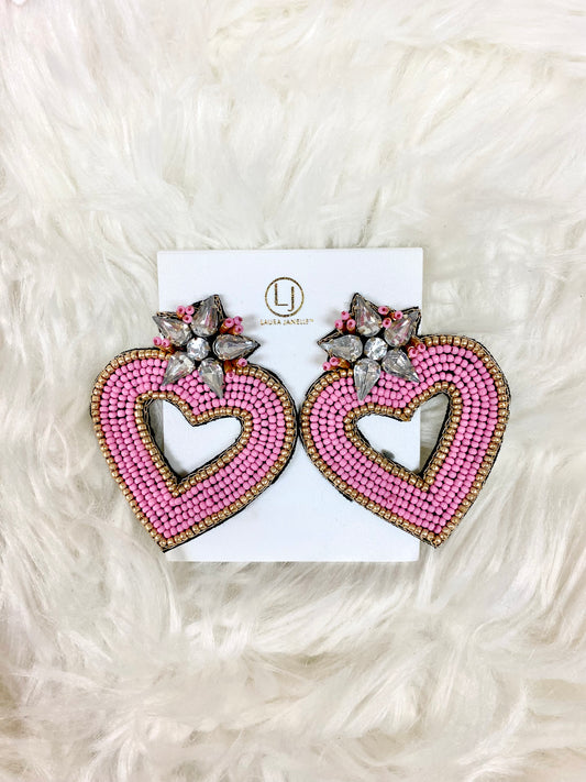 Heart and Star Earring